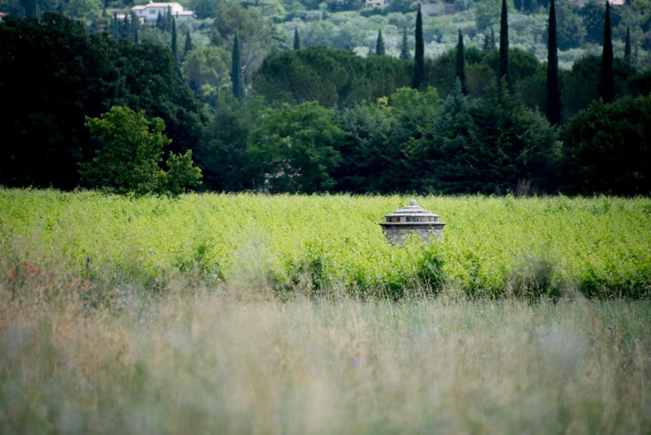 Bed and Breakfast Le Mas Des Romarins Fayence Exterior foto